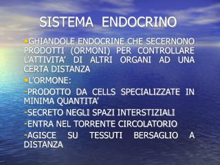 SISTEMA ENDOCRINO