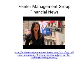 Feinler Management Group Financial News