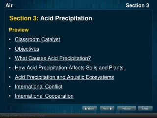 Section 3:  Acid Precipitation
