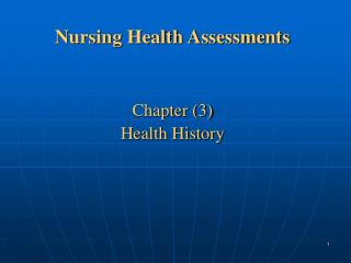 Nursing Health Assessments