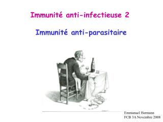 Immunité anti-infectieuse 2