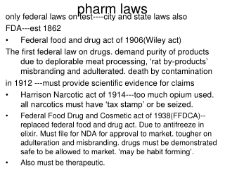 pharm laws