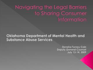 Navigating the Legal Barriers to Sharing Consumer Information
