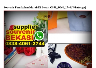 Souvenir Pernikahan Murah Di Bekasi Ô838~4Ô61~2744[wa]