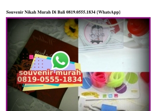 Souvenir Nikah Murah Di Bali Ö819 Ö555 1834[wa]