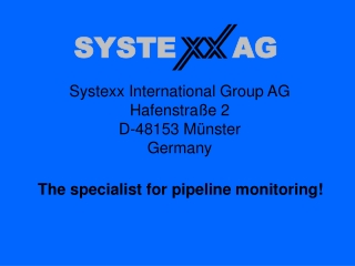 Systexx International Group AG Hafenstraße 2 D-48153 Münster Germany