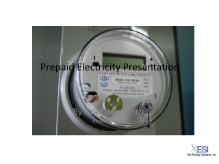 Prepaid Electricity Presentation