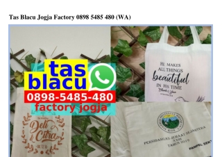 Tas Blacu Jogja Factory Ô898–5485–48Ô[wa]