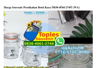 Harga Souvenir Pernikahan Botol Kaca 083840612740[wa]