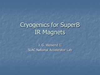 Cryogenics for SuperB  IR Magnets