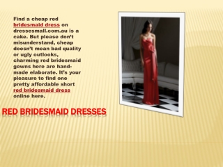 Choice of bridesmaid