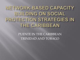 NETWORK-BASED CAPACITY BUILDING ON SOCIAL PROTECTION STRATEGIES IN THE CARIBBEAN