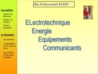 Bac Professionnel ELEEC