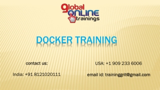 Docker Training | Docker online Training