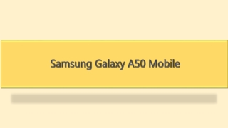 Samsung Galaxy A50 Mobile