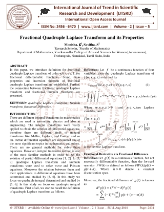 Fractional Quadruple Laplace Transform and its Properties