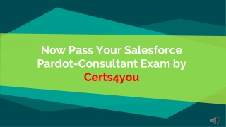 Pardot-Consultant Exam Success