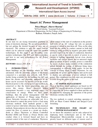 Smart AC Power Management