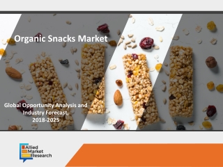 Organic Snacks Market - Future Scope, 2025