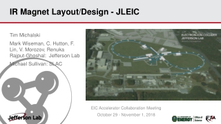 IR Magnet Layout/Design - JLEIC