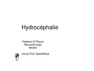 Hydrocéphalie