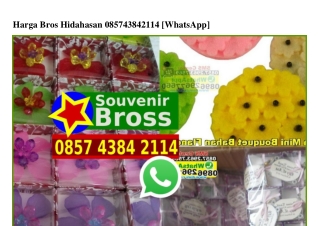 Harga Bros Hidahasan O857–4384–2II4[wa]