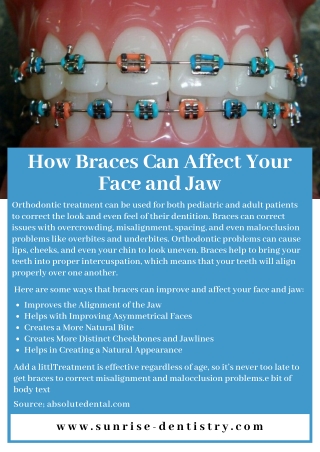 How Braces Can Affect Your Face and Jaw