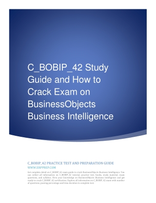 C_BOBIP_42 Success Story and How to Crack Exam on BusinessObjects Business Intelligence