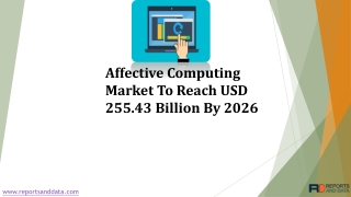 Affective Computing Market Overview 2019