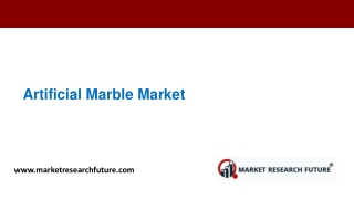 Artificial marble market