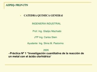 AEPEQ- FRLP-UTN