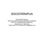 SOCIOTERAPIJA