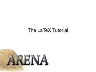 The LaTeX Tutorial