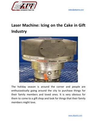 Laser Machine: Icing on the Cake in Gift Industry