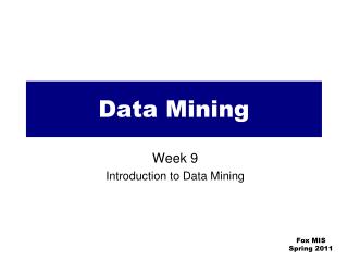 Data Mining