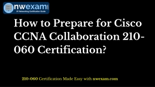 Cisco 210-060_ CCNA Collaboration (CICD) Certification Sample Question