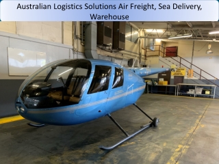 Australian Logistics Solutions Air Freight, Sea Delivery, Warehouse