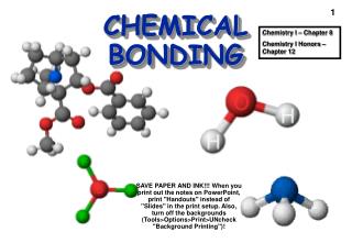 CHEMICAL BONDING