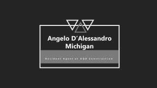 Angelo D’Alessandro Michigan - Experienced in Project Management