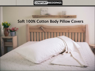 Soft 100% Cotton Body Pillow Covers