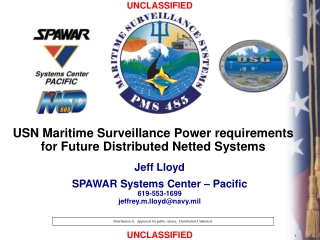 USN Maritime Surveillance Power requirements for Future Distributed Netted Systems