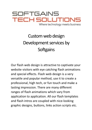 Best Custom website design development services in Greater Noida