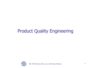 Product Quality Engineering
