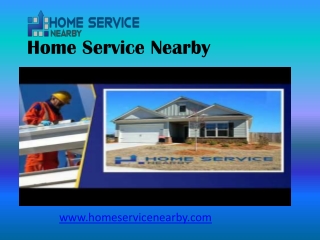Home Service Nearby