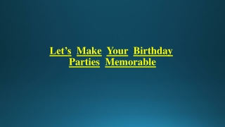 Best Birthday Planners In Gurgaon