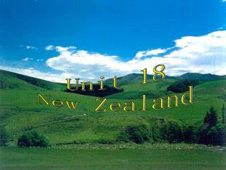 Unit 18 New Zealand