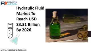 Hydraulic Fluid Market challenges, Competitive landscape, Market segments and sub-segments