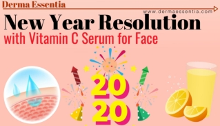 New Year Resolution with Vitamin C Serum for Face