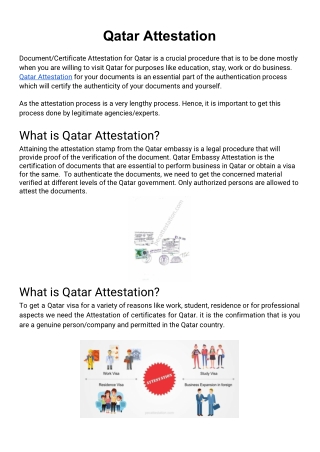 Qatar Attestation
