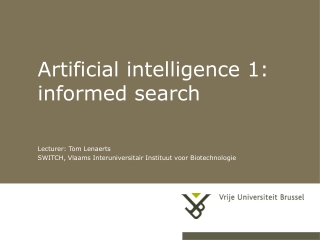 Artificial intelligence 1: informed search